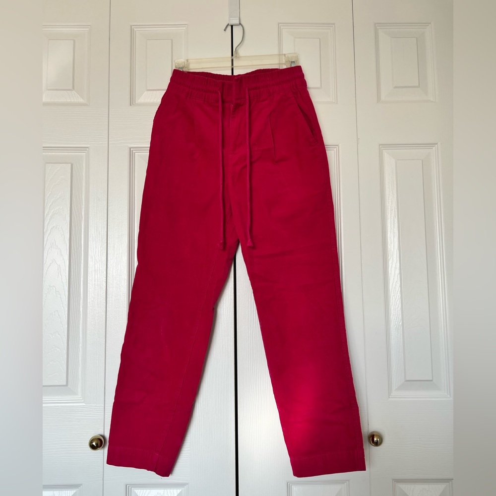 Gap fuchsia corduroy pants